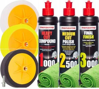 OEM Pasta De Pulido + Estropajos De Pulido Menzerna 1000 2500 3000