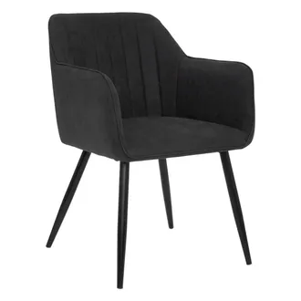 Atmosphera Atmosphera - Sill&oacute;n Visoca Madera Y Metal - Negro Cr&eacute;ateur DInt&eacute;rieur