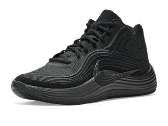 Nike Precision 8 Mid Mens Basketball Shoes Black/Black/Black : 11.5 D - Medium, Textile