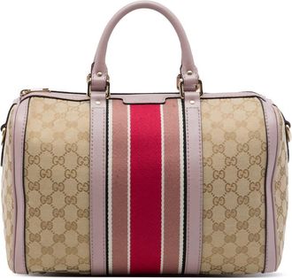 Gucci Pre-owned Gucci Medium GG Canvas Web Joy Boston Bag Ladies DYTFGSOGQDD7S41V