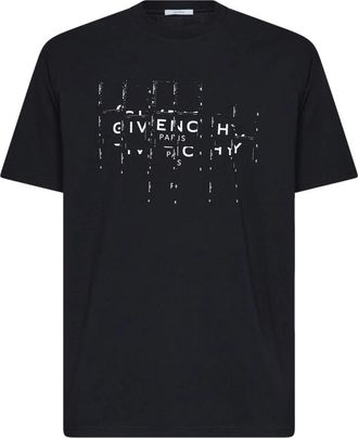 Givenchy T-shirts en Poloshirts - Heren - T-shirts - Zwart - 2XL - Katoen - Tops