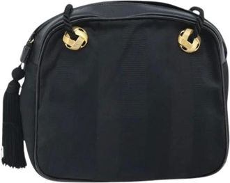 Ferragamo Pre-owned Shoulder Bags, female, Black, Size: ONE SIZE Pre-owned Vintage shoulder bag