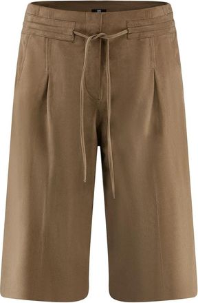 Riani Leren Shorts - Dames - Korte Broeken - Bruin - M - Korte Broeken