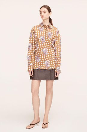 Rebecca Taylor Vegan Leather Mini Skirt