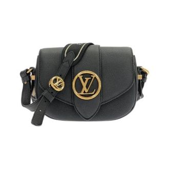 Louis Vuitton Pre-owned LV Pont Neuf Soft Calf Shoulder Bag - Dames - Pre-owned - Zwart - Maat: ONE Size Leer
