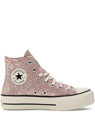 Converse Chuck Taylor Platform Glitter sneakers - women - Fabric/Rubber/Fabric - 9.5 - Pink