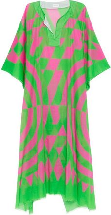 Dries Van Noten Geometric-print Maxi Dress