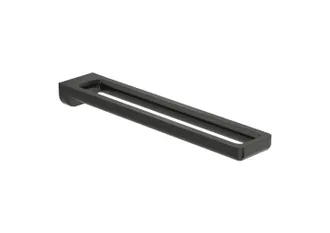 Roca Toallero Doble 400mm Tempo Negro Titanio