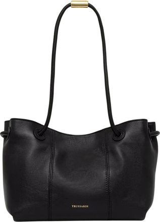 Trussardi Orbita Tote - Dames - Tassen - Zwart - Maat: ONE Size Leer