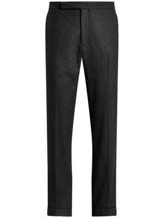 Ralph Lauren Purple Label Pantaloni crop - Grigio