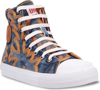Dingo Game Day High Top Sneaker in Denim at Nordstrom, Size 6.5