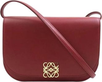 Loewe Pre-owned Cross Body Bag - Dames - Vintage Schoudertas - Rood - ONE Size - Leer - Vintage