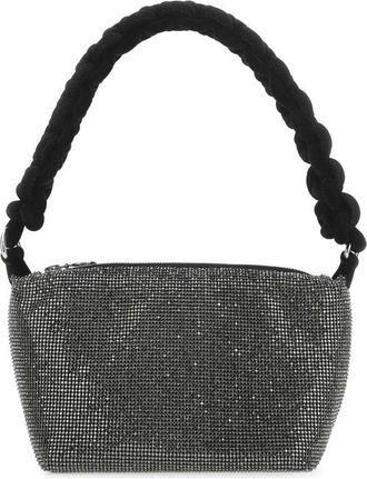 Kara Black Rhinestones Handbag