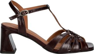 Billi Bi A9756.086 Hoge Hak Sandaal - Dames - Sandalen met hakken - Bruin - 38 EU - Leer - Schoenen