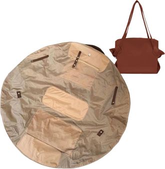 Generic Reusable Shopping Bags | Fabric Tote Bags,Foldable Storage Bag for Travel Moving Sport Living Room Supermarket Outdoor, brown, Se r&eacute;f&eacute;rer &agrave; la descrip