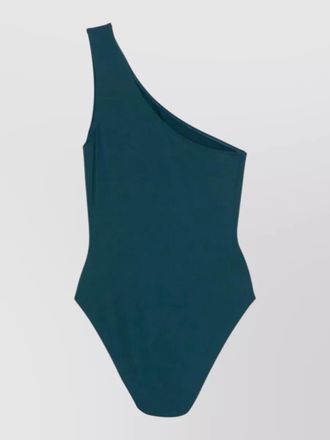 Eres one shoulder asymmetrical neckline high cut swimsuit