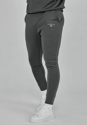 Siksilk Joggers poli esenciales grises para hombre SikSilk S