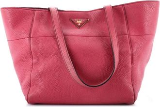 Prada Open Vitello Daino Mini tote bag - Roze