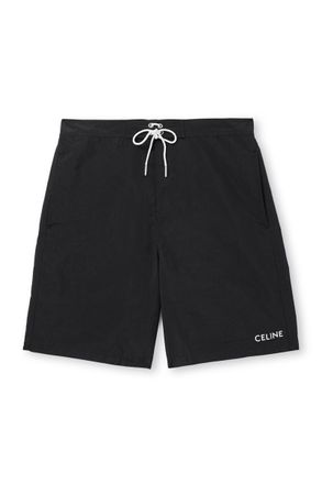 Celine Straight-Leg Long-Length Swim Shorts