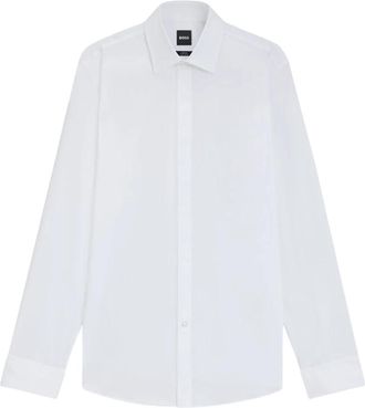 HUGO BOSS Formal Shirts - Heren - Zakelijke Overhemden - Wit - 2XL - Overhemden