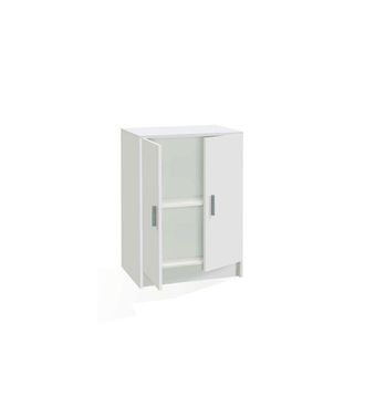 F.R.S. Armario Multiusos Bajo Mil&aacute;n En Acabado Blanco. 59 Cm(ancho) 80 Cm(altura) 37 Cm(fondo)
