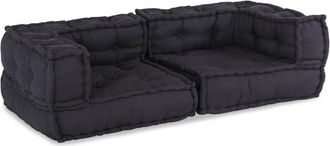 vidaXL Vidaxl - Estructura De Cama Sin Colch&oacute;n Cuero Sint&eacute;tico Negro 160x200 Cm