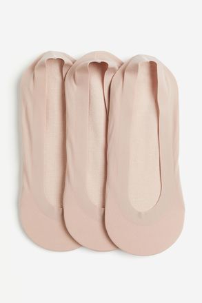 H&M 3er-Pack Sneakersocken - Beige