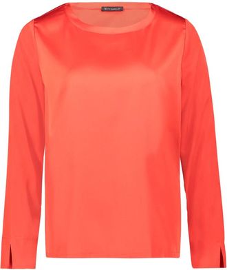 Betty Barclay Overhemden, Dames, Rood, 3Xl, Satijn, Satijnen Blouse