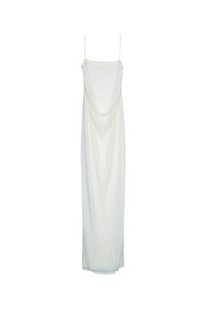 Jacquemus La Robe Maille Plumetis Dress - White