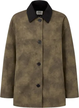 STUDIO TOMBOY Giacca in pelle scamosciata sintetica - Marrone