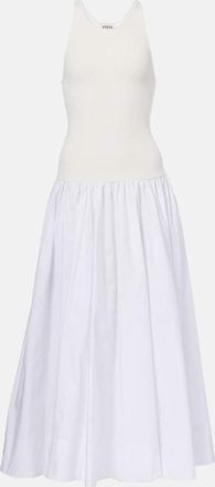 Staud Abito lungo Yamila con ruches