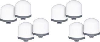 OEM Paquete De 8 Filtros De Agua De C&uacute;pula Cer&aacute;mica De Repuesto (0,2 A 0,5) Para Sistema Port&aacute;til De Purificaci&oacute;n De Agua De Sobremesa
