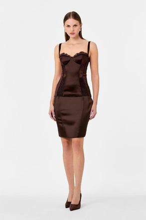 Nicholas Dayane Skirt in Espresso at Nordstrom, Size 12