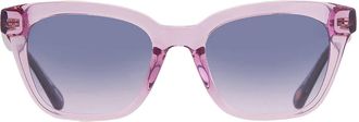 Fossil Blue Gradient Cat Eye Ladies Sunglasses FOS 2126/G/S 0789/I4 51