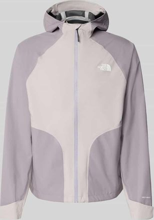 The North Face Regenjacke mit Logo in Hellgrau, Gr&ouml;&szlig;e XXL