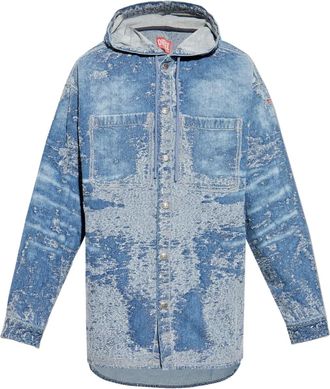 Diesel Camicia Diesel D-Dewny-Hood - Blu