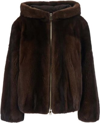 Suprema Leren Jas - Dames - Jassen - Bruin - M - Leer - Jassen