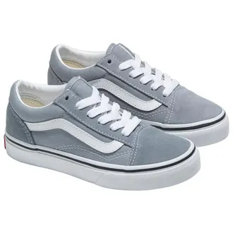 Vans Boys Old Skool - Preschool Shoes White/Gray Size 10.5