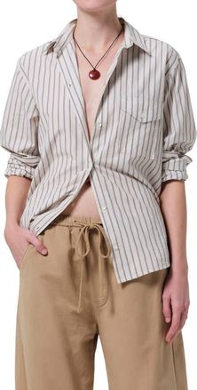 Citizens Of Humanity Shay Stripe Button-Up Shirt in Albistripe at Nordstrom, Size X-Large