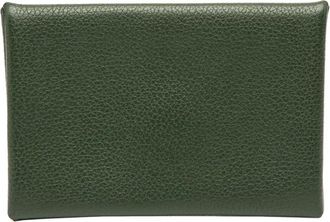 Hermès 2017 Epsom Verso Calvi card holder - Grigio