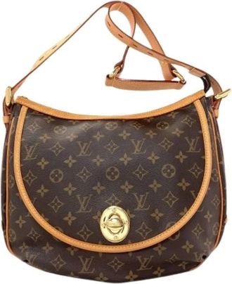 Louis Vuitton Pre-owned Vintage Monogram Schoudertas - Dames - Pre-owned - Bruin - Maat: ONE Size Zijde
