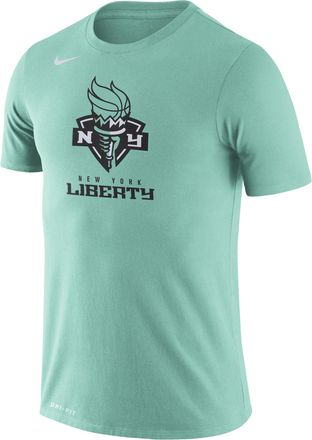 Nike New York Liberty Logo Nike Mens Dri-FIT WNBA T-Shirt in Green | DD3646-305