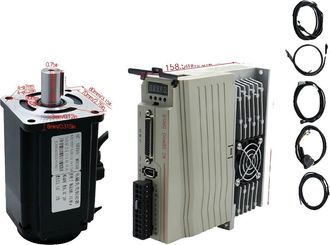 OEM Kit De Servomotor, Controlador De Ca, Alto Par Motor, 750 W Con Freno, 220 V