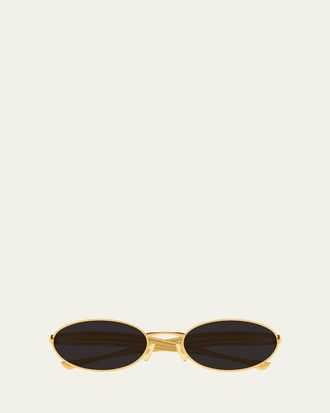 【関税込み】Bottega Veneta ゴールド Split l サングラス Bottega Veneta Split Sunglasses | Shopbop