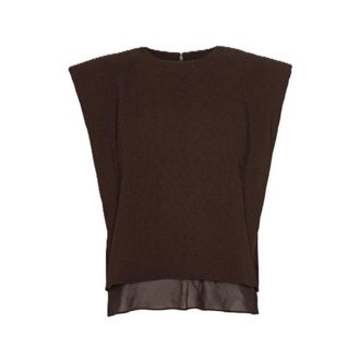 Rotate Rotate Birger Christensen, Donna, Top, Marrone, S, new