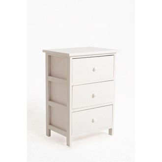 Regalos Miguel Regalos Miguel - Muebles Auxiliares - Mueble Auxiliar Lotuc Blanco Ancho 3 Cajones