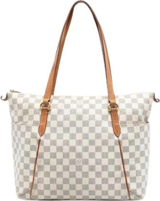 Louis Vuitton Pre-owned Tote Bags, female, White, Size: ONE SIZE Pre-owned Totally MM Tote Bag