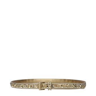 Prada Damens Wildleder-Goldg&uuml;rtel