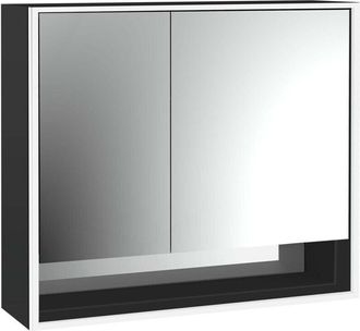 Emco Loft Armario Con Espejo Iluminado Y Estante Inferior, 800mm, 2