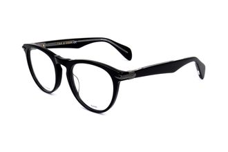 Rag & Bone Rag & Bone Mens 51 mm Black Eyeglasses